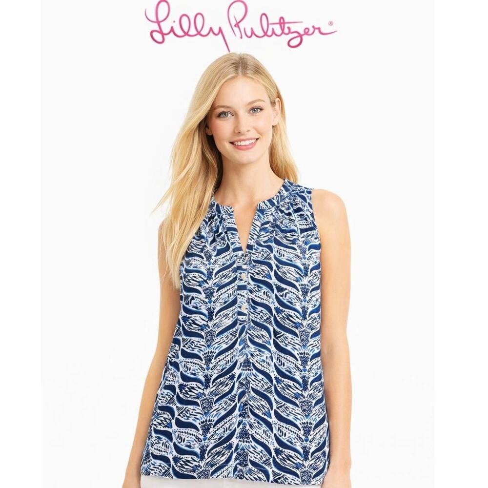 Lilly Pulitzer Essie Top A Mermaids Tail